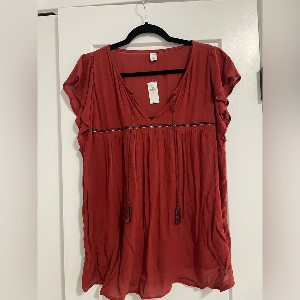 NWT Old Navy Flutter Sleeve Tunic Top